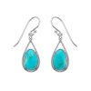 Turquoise Sterling Silver Earrings