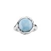 Larimar Sterling Silver Ring