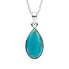 Turquoise Sterling Silver Pendant Necklace