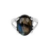 Sterling Silver Labradorite Ring