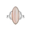 Sterling Silver Pink Shell Ring
