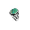 Sterling Silver Turquoise Men's Ring