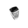 Sterling Silver Onyx Men's Ring
