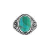 Sterling Silver Turquoise Men's Ring