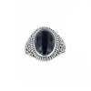 Sterling Silver Onyx Men's Ring