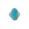 Sterling Silver Turquoise Men's Ring