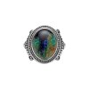 Sterling Silver Azurite Malachite Ring