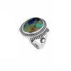 Sterling Silver Azurite Malachite Ring