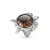 Sterling Silver Ammonite Shell Turtle Ring