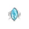 Sterling Silver Larimar Ring