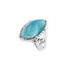 Sterling Silver Larimar Ring