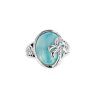 Sterling Silver Larimar Ring