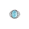 Sterling Silver Larimar Ring