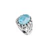Sterling Silver Larimar Ring