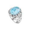 Sterling Silver Larimar Ring