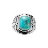 Sterling Silver Turquoise Men's Ring