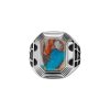 Sterling Silver Spiny Oyster and Turquoise Men's Ring
