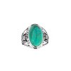 Sterling Silver Turquoise Men's Ring