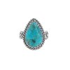 Sterling Silver Blue Turquoise Ring