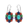 Sterling Silve Multi-Color Stones