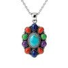 Sterling Silve Multi-Color Stones