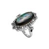 Sterling Silver Abalone Ring