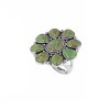 Sterling Silver Green Kingman Turquoise Ring