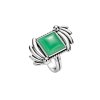 Sterling Silver Green Kingman Turquoise Ring