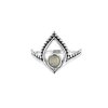Sterling Silver Rainbow Moonstone Ring