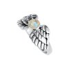 Sterling Silver Rainbow Moonstone Ring