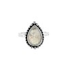 Sterling Silver Rainbow Moonstone Ring