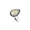 Sterling Silver Rainbow Moonstone Ring