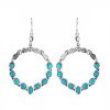 Sterling Silver Turquoise Pendant Earrings