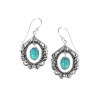 Sterling Silver Turquoise Pendant Earrings