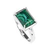 Sterling Silver Malachite Ring