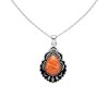 Sterling Silver Western Pendant With Chain 18 Inches