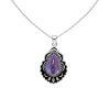 Sterling Silver Western Pendant With Chain 18 Inches