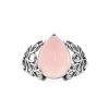Sterling Silver Pink Peruvian Opal Ring
