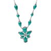 Sterling Silver Turquoise Necklace 18 Inches