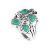 Sterling Silver Malachite Ring