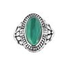 Sterling Silver Malachite Ring