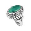 Sterling Silver Malachite Ring