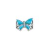 Turquoise Sterling Silver Butterfly Ring