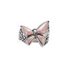Sterling Silver Pink Mother of Pearl Butterfly Ring