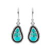 Sterling Silver Turquoise Earrings