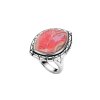 Sterling Silver Rhodochrosite Ring