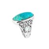 Sterling Silver Turquoise and Sky Blue Topaz Ring