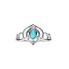 Sterling Silver Ring with Turquoise