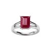 Sterling Silver Ruby Ring