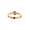 Sterling Silver White Topaz Ring Over Rose Gold Plated